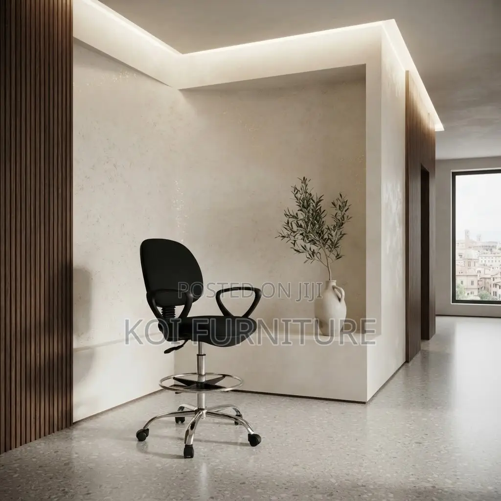 Office Chairs; Clerical Mid Backrest Fabric Receptionist Seat