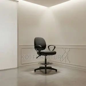 Office Chairs; Clerical Mid Backrest Fabric Receptionist Seat