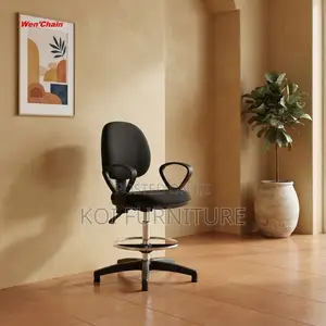 Office Chairs; Clerical Mid Backrest Fabric Receptionist Seat