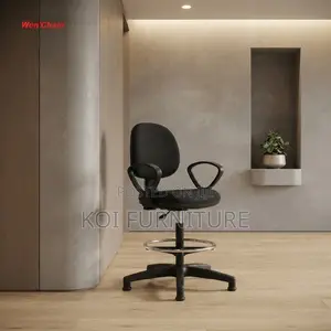 Office Chairs; Clerical Mid Backrest Fabric Receptionist Seat