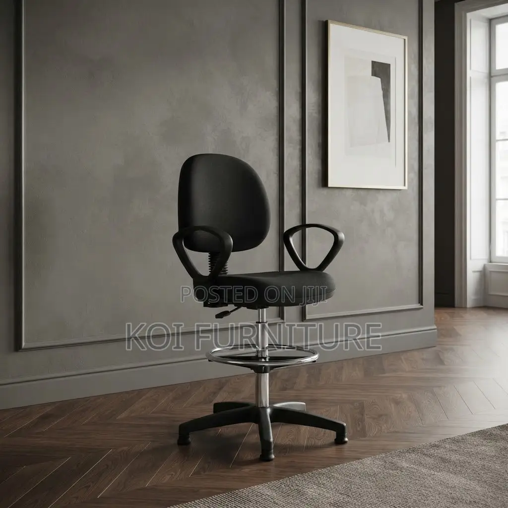 Office Chairs; Clerical Mid Backrest Fabric Receptionist Seat