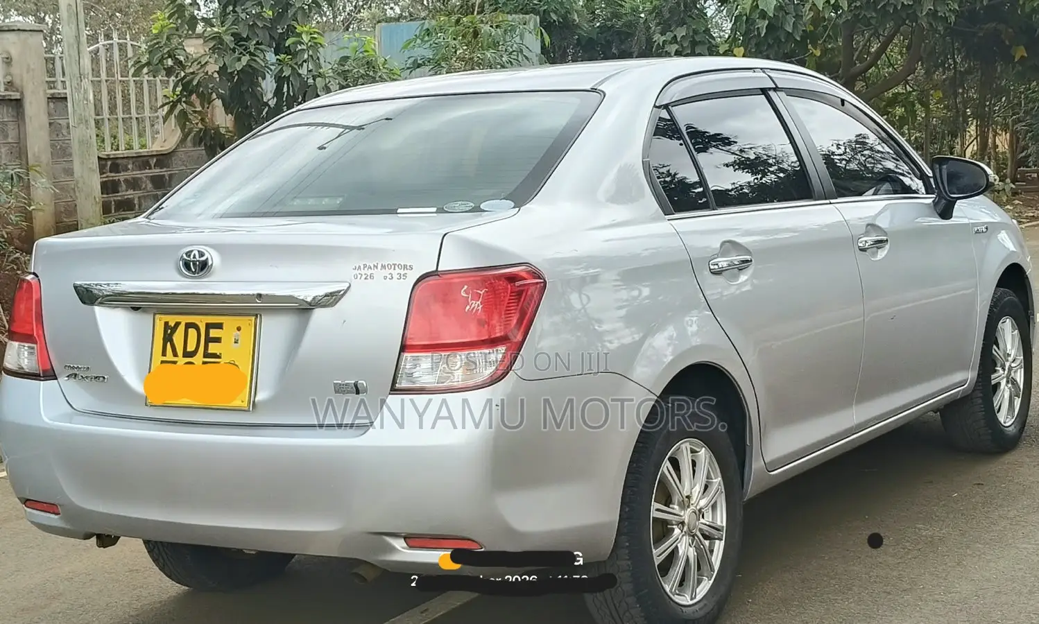Toyota Axio 2014 Silver
