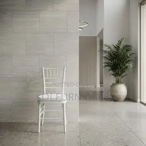 Home Chairs; White Armless Modern Event Seats With Cushion