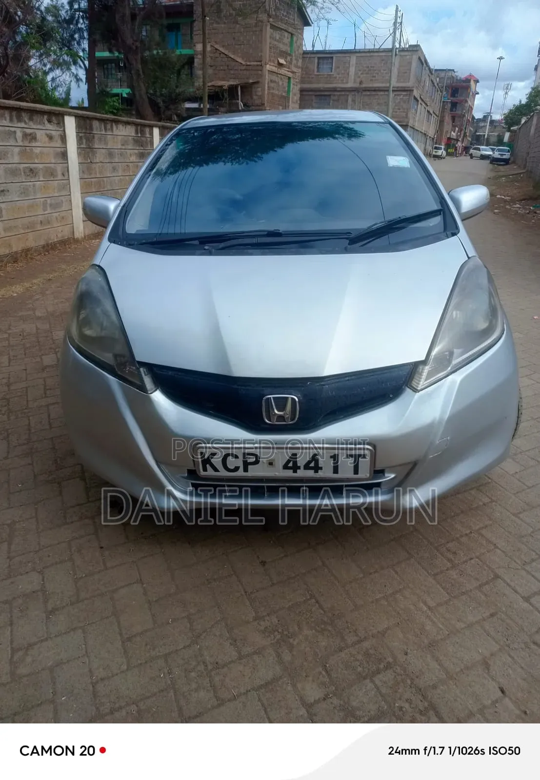 Honda Fit Automatic 2012 Silver