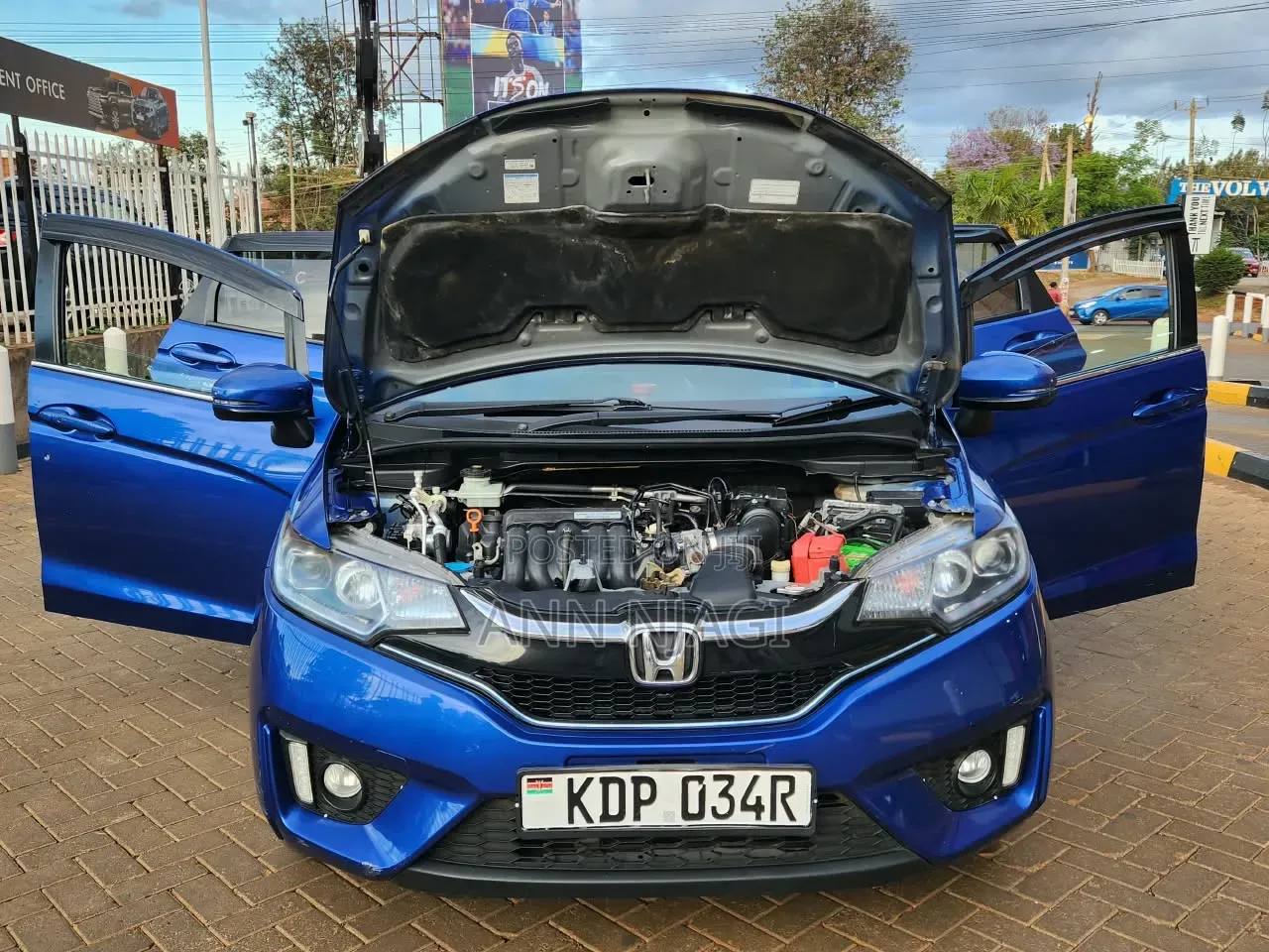 Honda Fit 2016 Blue