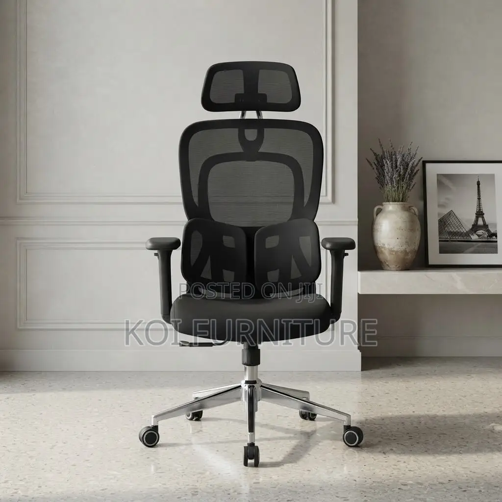 Office Chairs; Executive Boss Orthopedic Office Chair With Dual Back