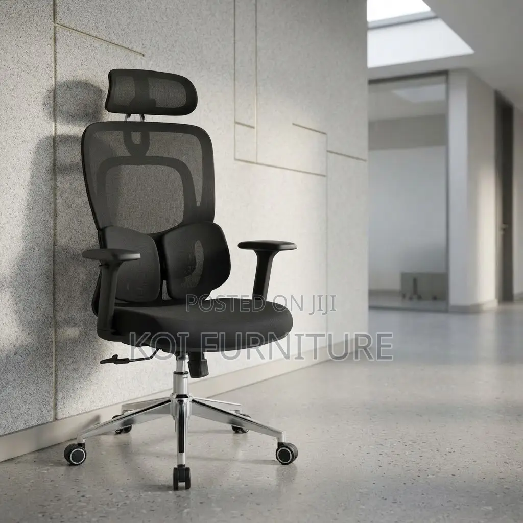 Office Chairs; Executive Boss Orthopedic Office Chair With Dual Back