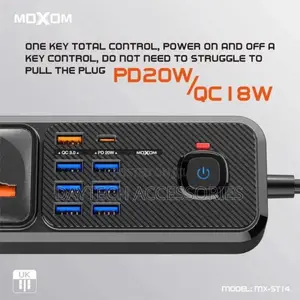 Moxom MX-ST14 12-in-1 Power Strip Extension.