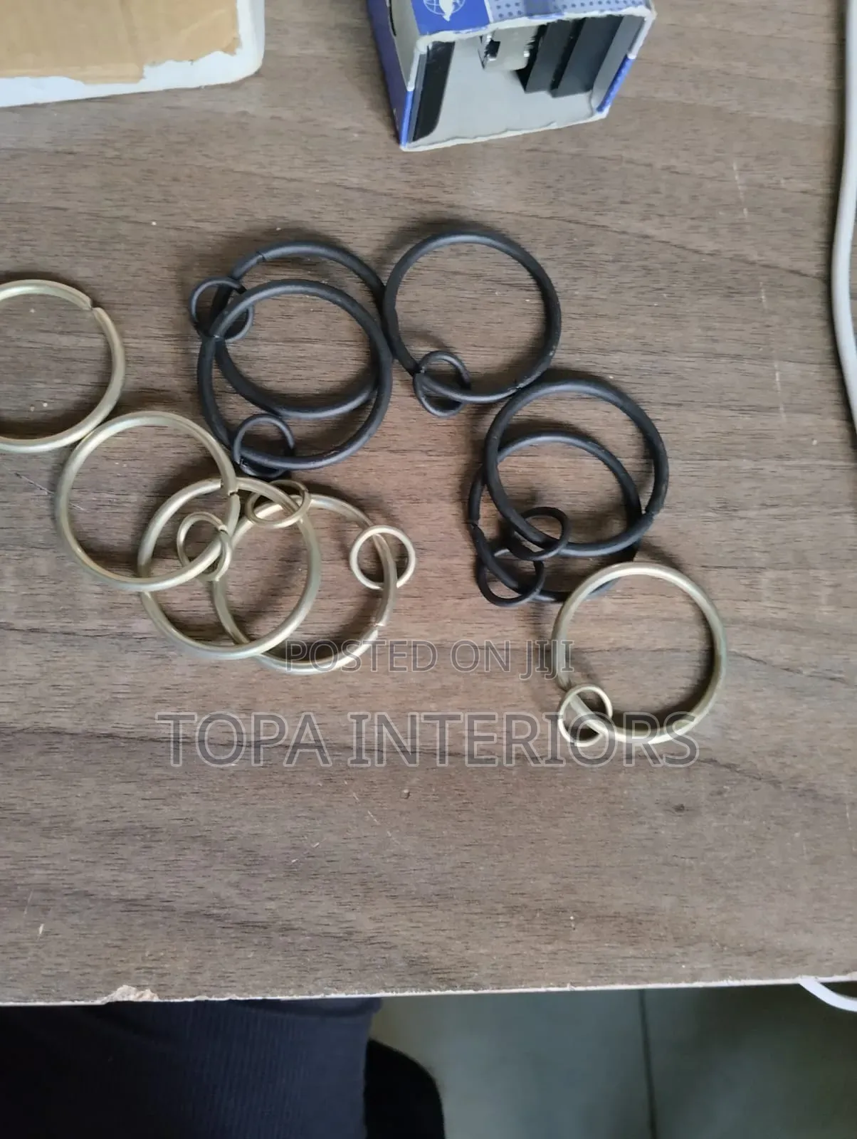 Metal Curtain Rings Pole Accessories