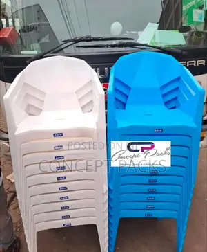 White Diamond Plastic Chair.