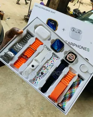 I20 Ultra Max Suit 10-in-1 Smartwatch