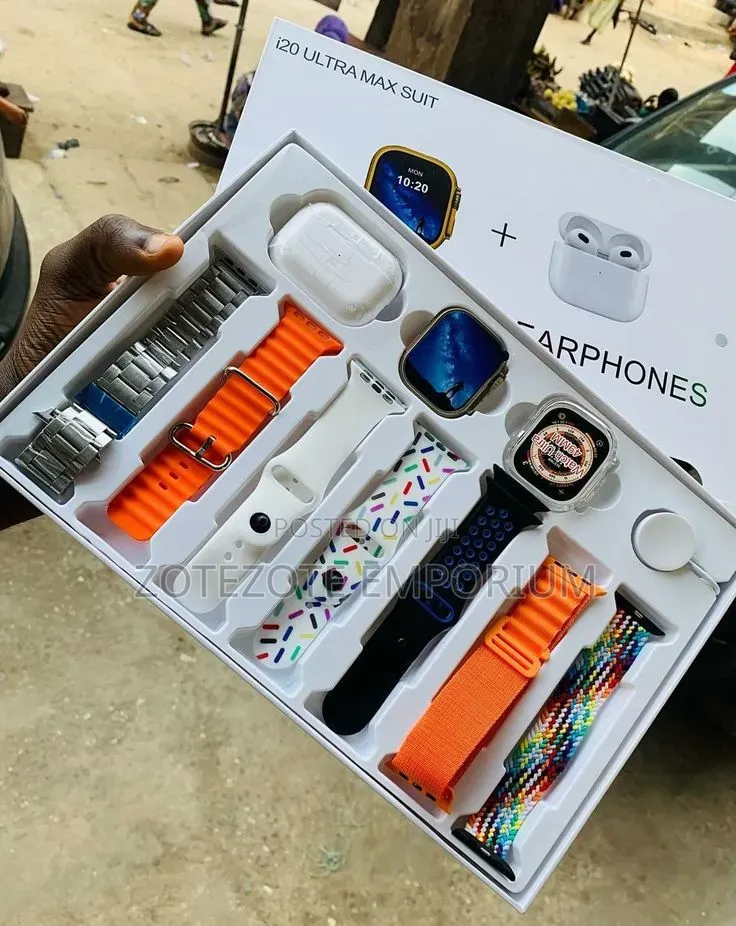 I20 Ultra Max Suit 10-in-1 Smartwatch