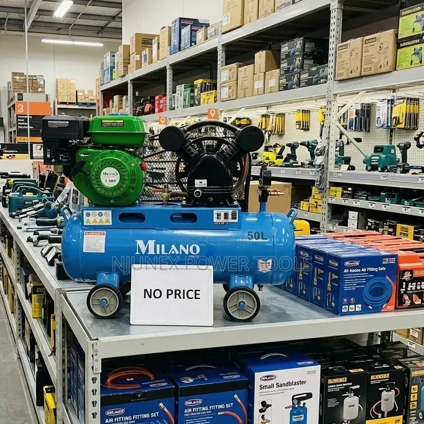 Milano Italia 7.5HP 50 Litres Engine Driven Air Compressor
