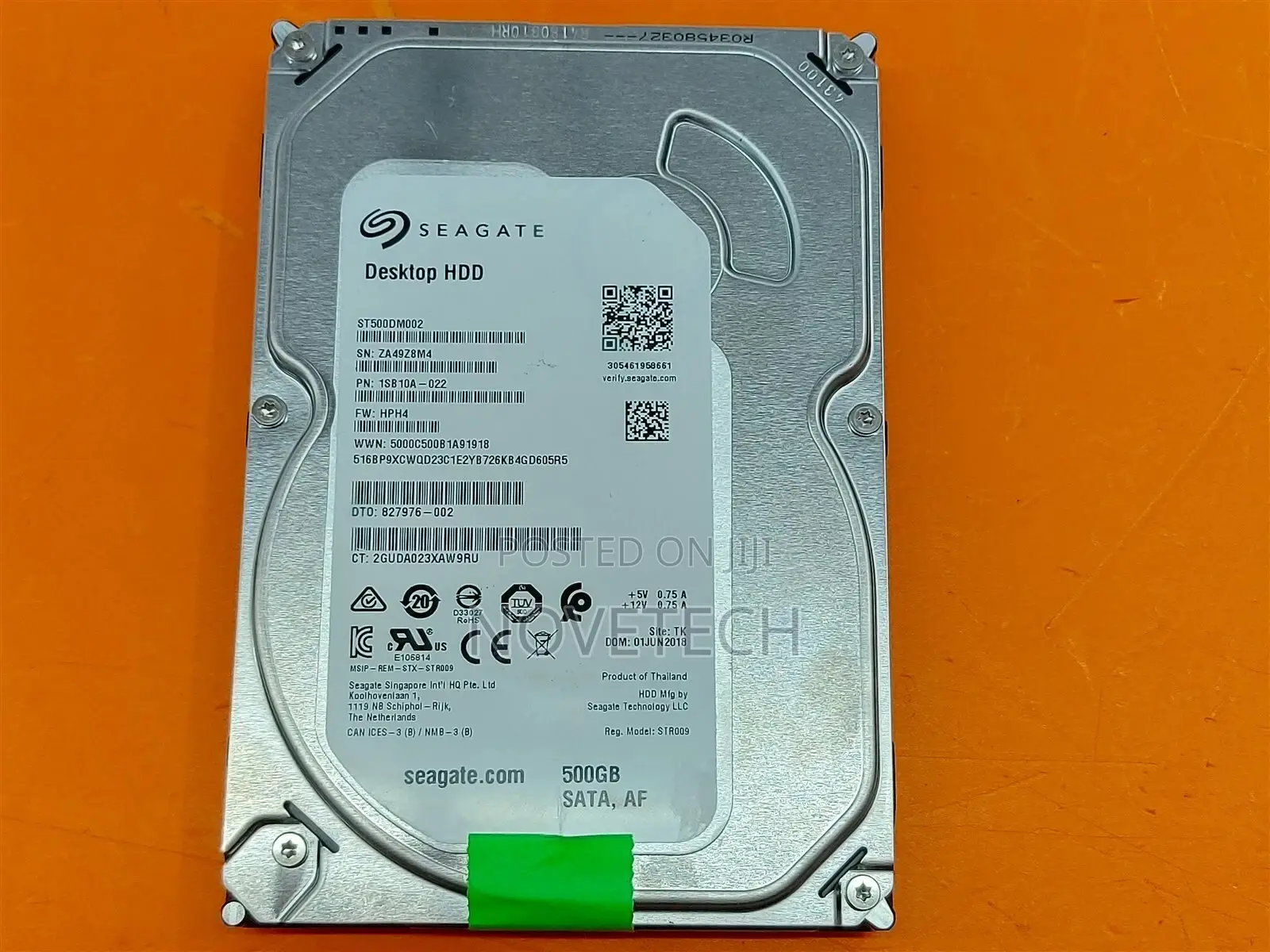 HDD Hard Disk Drive SATA Desktop 3.5" Seagate 500GB