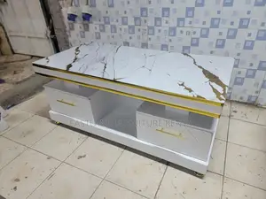 Coffee Table White Marble Design
