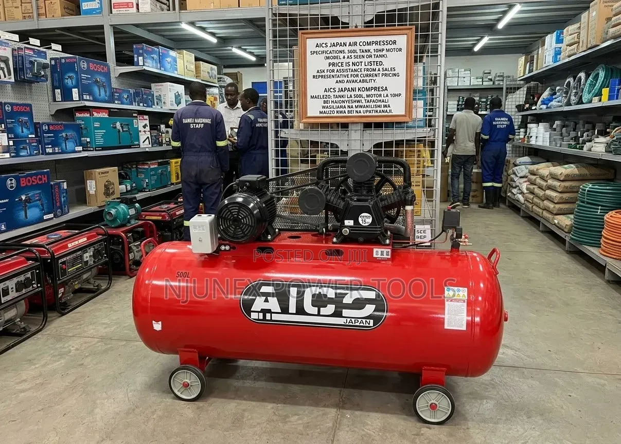 AICO Japan Belt-Driven 500-Litres Electric Air Compresso