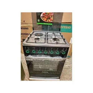 Syinix 60×60 Standing Cooker – 3 Gas + 1 Electric Plate,