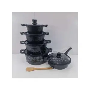 Bosch Non Stick Pots/11pc Cookware With Silicone Lid Covers