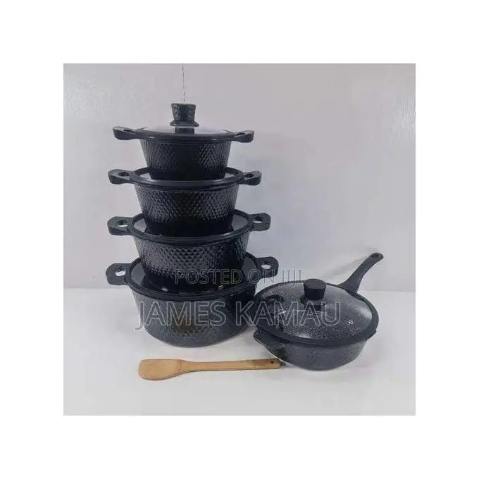 Bosch Non Stick Pots/11pc Cookware With Silicone Lid Covers