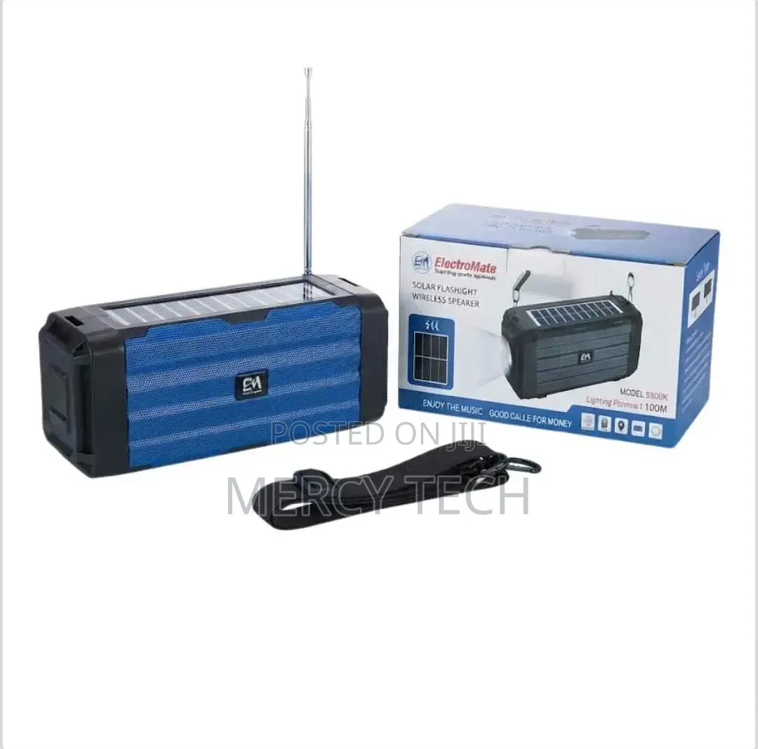 Electromate Solar Flashlight Wireless Robot Speaker