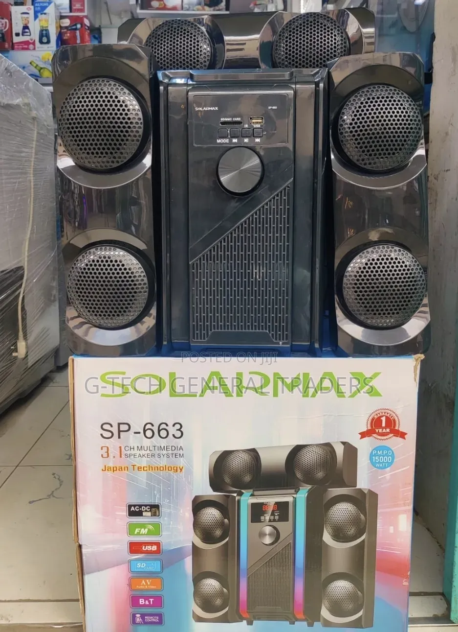 Solarmax SP-663 3.1 Channel Multimedia Speaker System