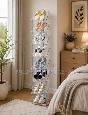 8 Tier String Acrylic Shoe Rack