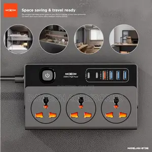 Moxom MX-ST35 9-in-1 Power Strip 2500W Multi-Function Charging Station