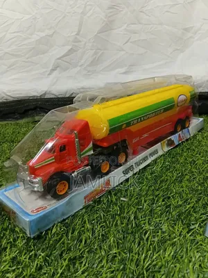 Heavy Commercial Truck Toy – Hard Plastic Friction Drive - Sm