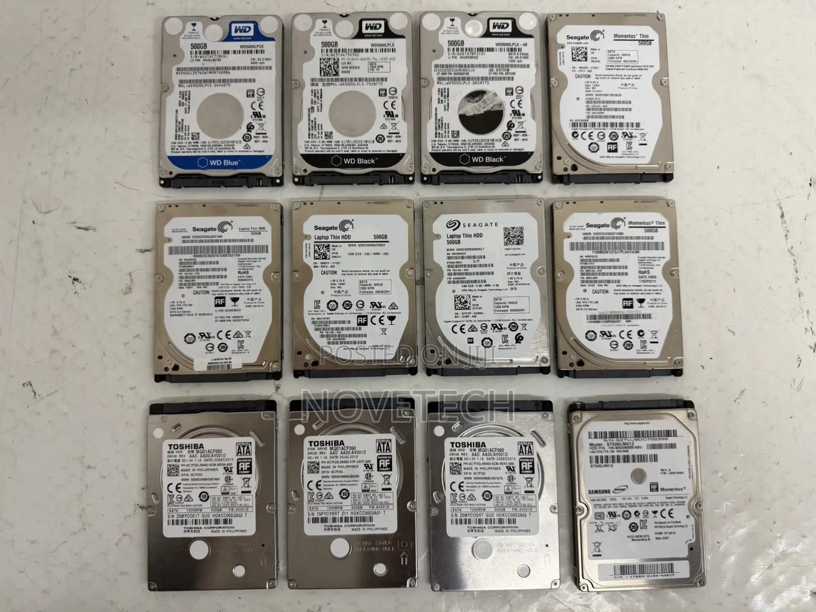 LAPTOP Mixed Brand 2.5 SATA 500GB HDD SATA III Laptop Hard Drive