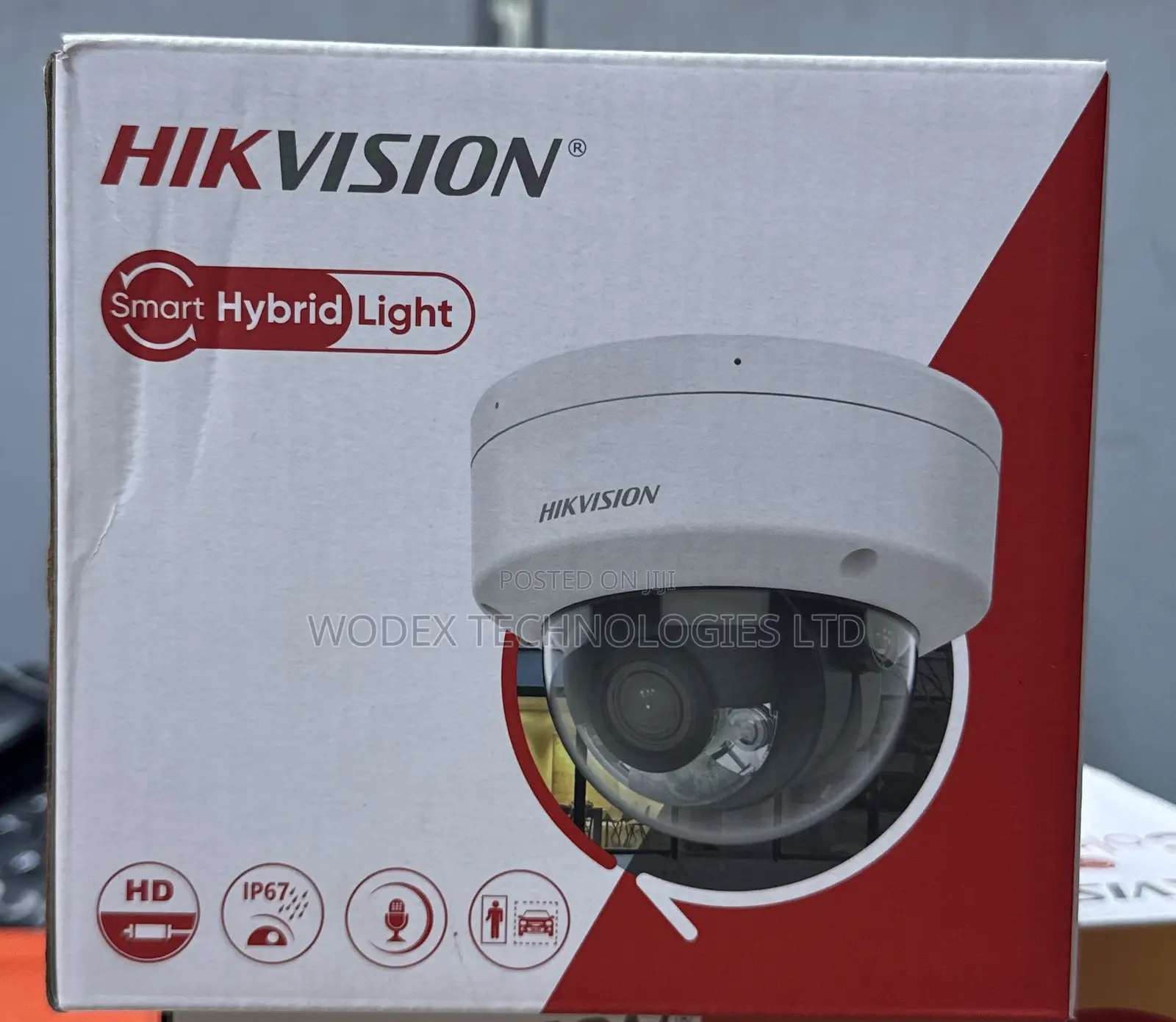The Hikvision Smart Hybrid Light Fixed Dome Network Camera Box