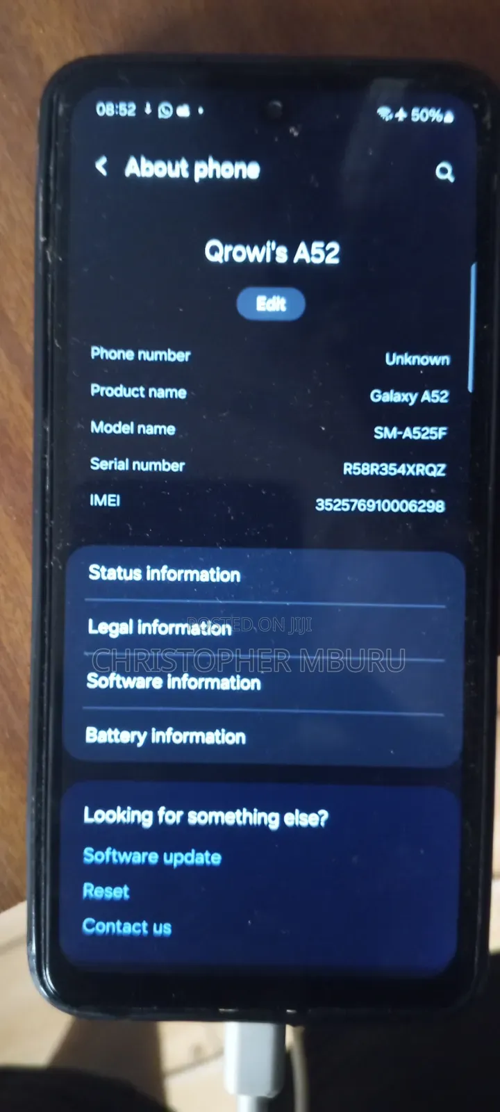 Samsung Galaxy A52 128 GB Black