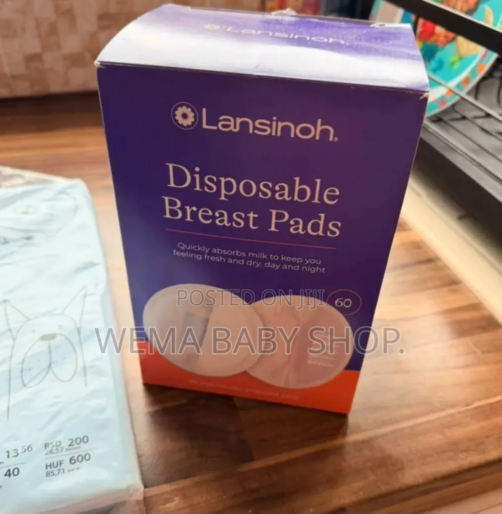 60Pcs Lansinoh Ultra Thin Disposable Breast Pads