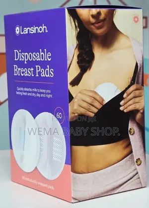 60Pcs Lansinoh Ultra Thin Disposable Breast Pads