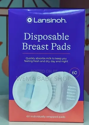 60Pcs Lansinoh Ultra Thin Disposable Breast Pads