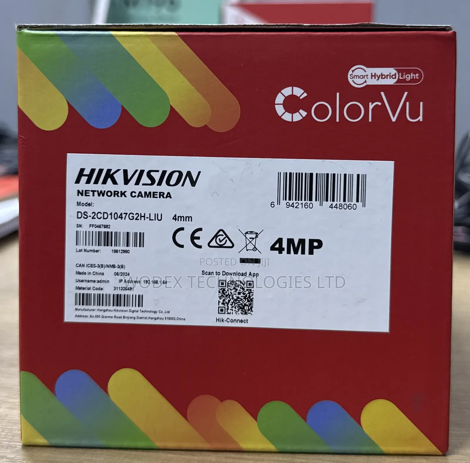 The Hikvision DS-2CD1047G2H-LIU 4MP ColorVu Smart