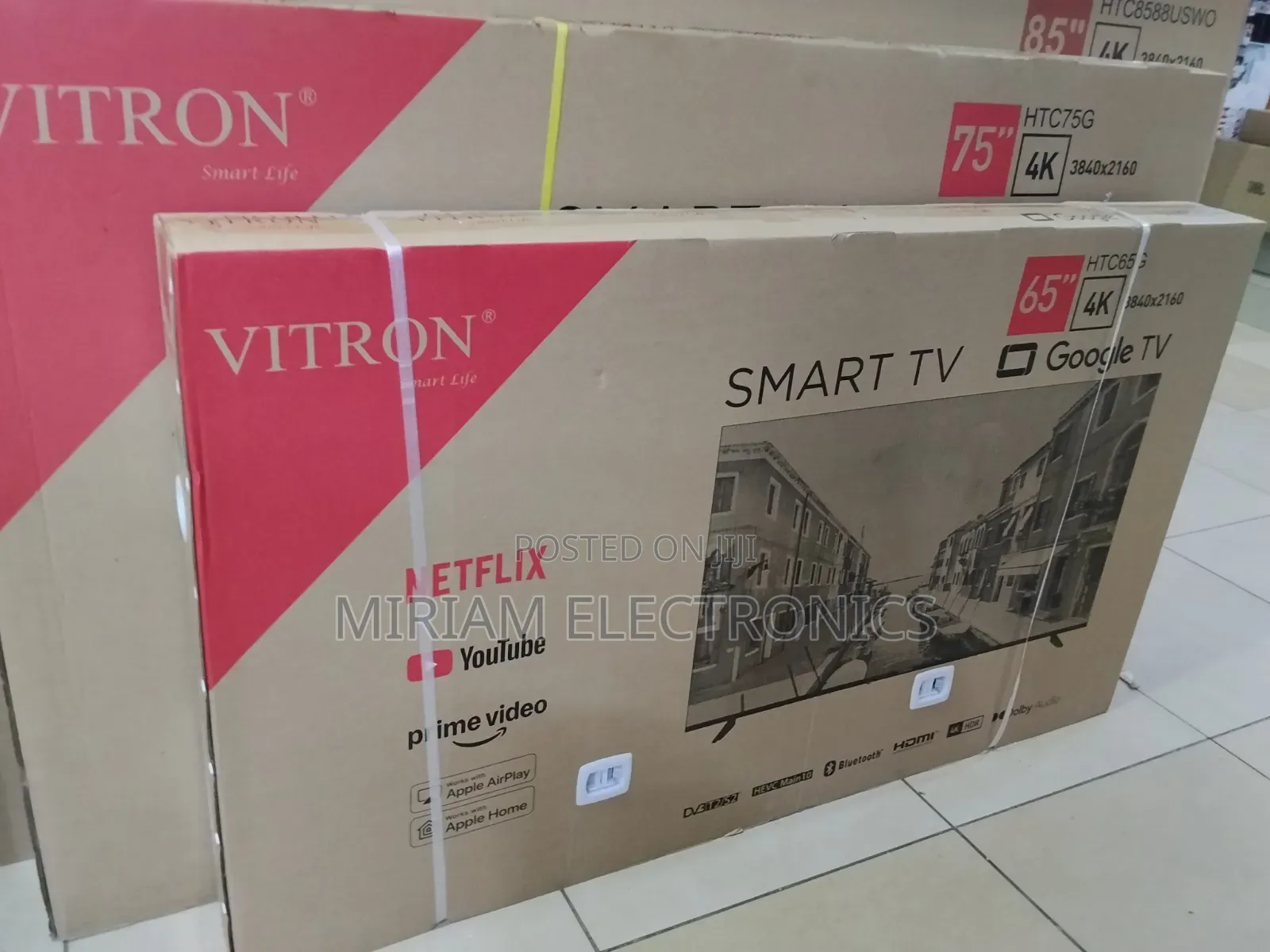 Vitron 65" Webos Smart HDR Frameless TV