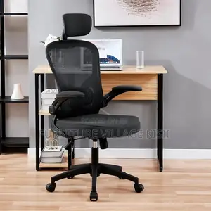 Office Chair;Ergonomic Mesh Office Chair With Flip Arms