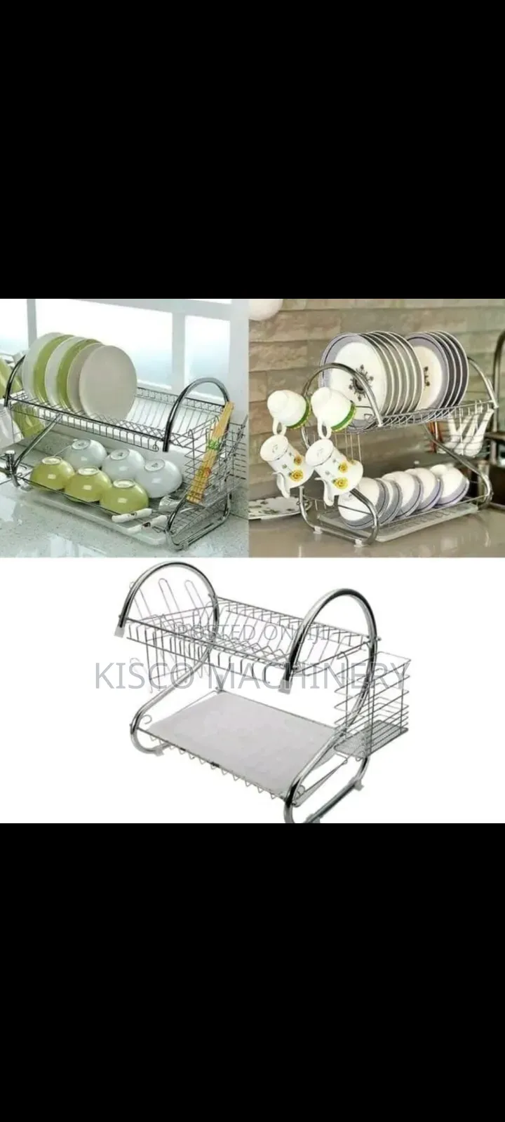2 Layer Stainless Dish Rack