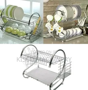 2 Layer Stainless Dish Rack