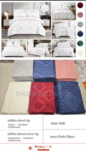 Luxury Tufted Wave Duvet Cover Set
