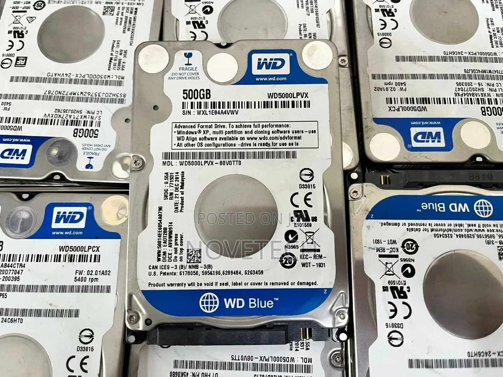 Western Digital 500GB 2.5 Inch SATA HDD Thin Hard Disk