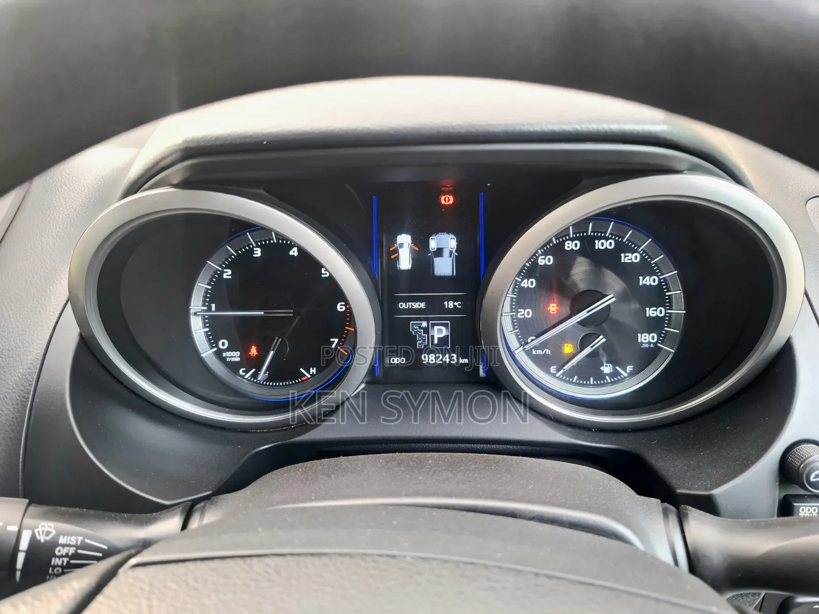 Toyota Land Cruiser Prado 2.7 i 2012 Black