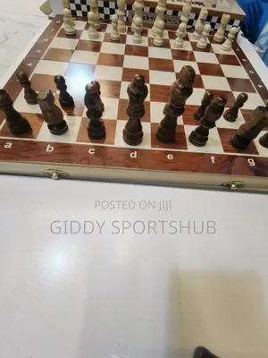 Wooden Chess 34cm Foldable
