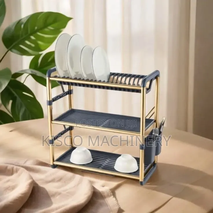 3 Tire Aluminium Dinning Rack/ Dish Rack