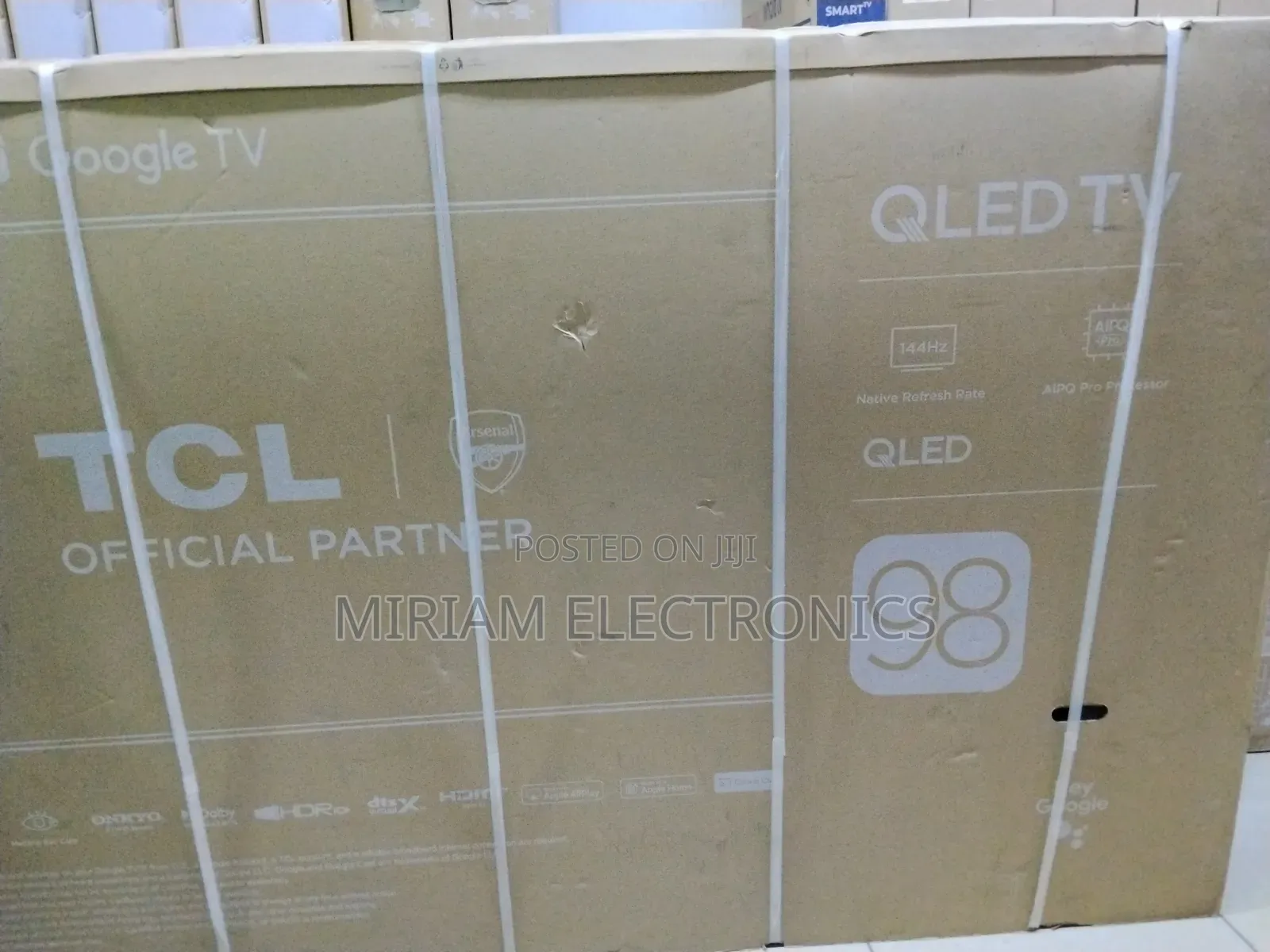 TCL 98" Qked Pro Frameless Ultra Hd Google TV