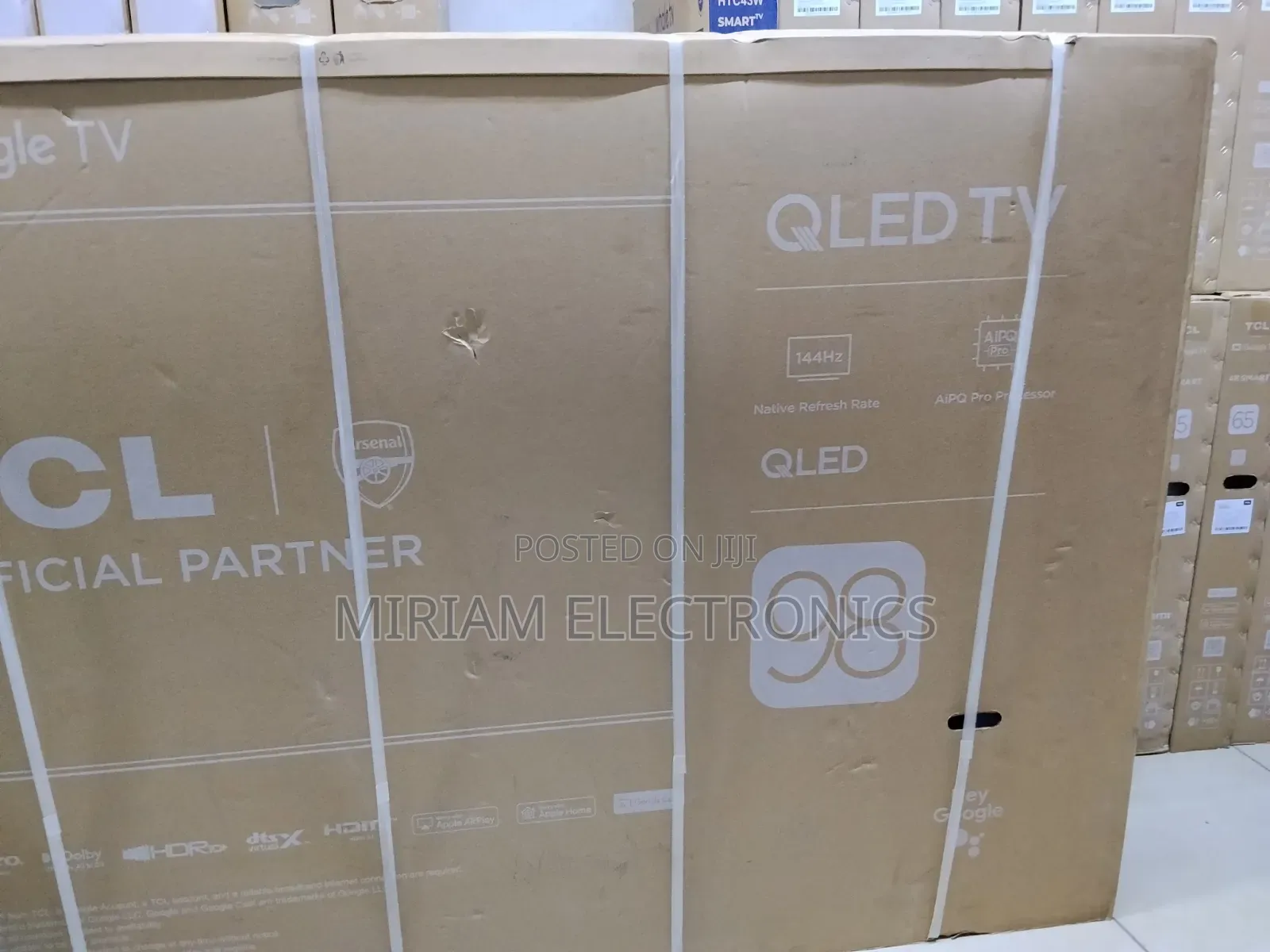 TCL 98" Qked Pro Frameless Ultra Hd Google TV