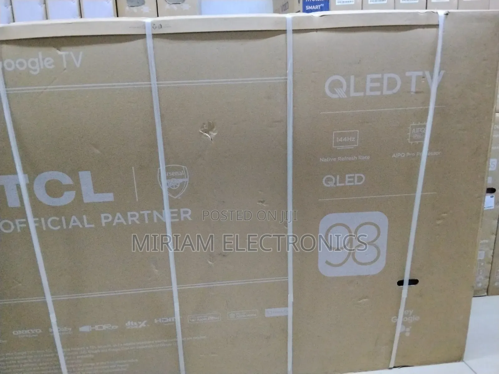 TCL 98" Qked Pro Frameless Ultra Hd Google TV