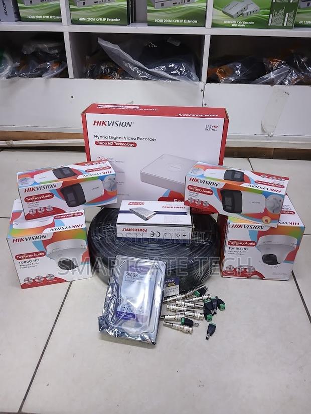 4CH Hikvision CCTV Camera Kit – Full Color 2-Way Talk - main view