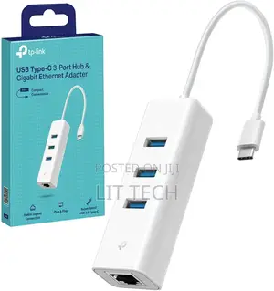 TP-Link UE330C USB Type-C 3-Port Hub Gigabit Ethernet Adapter