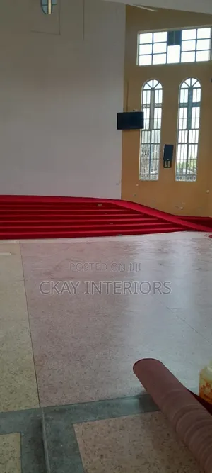 Plain Red, Church Altar Vip 10mm Wall to Wall Carpet